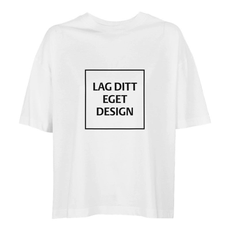 Økologisk oversized T-shirt til kvinder | Design din egen T-shirt med tryk