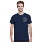 Design din egen Heavyweight Unisex T-shirt | Lav personlig t-shirt med broderi