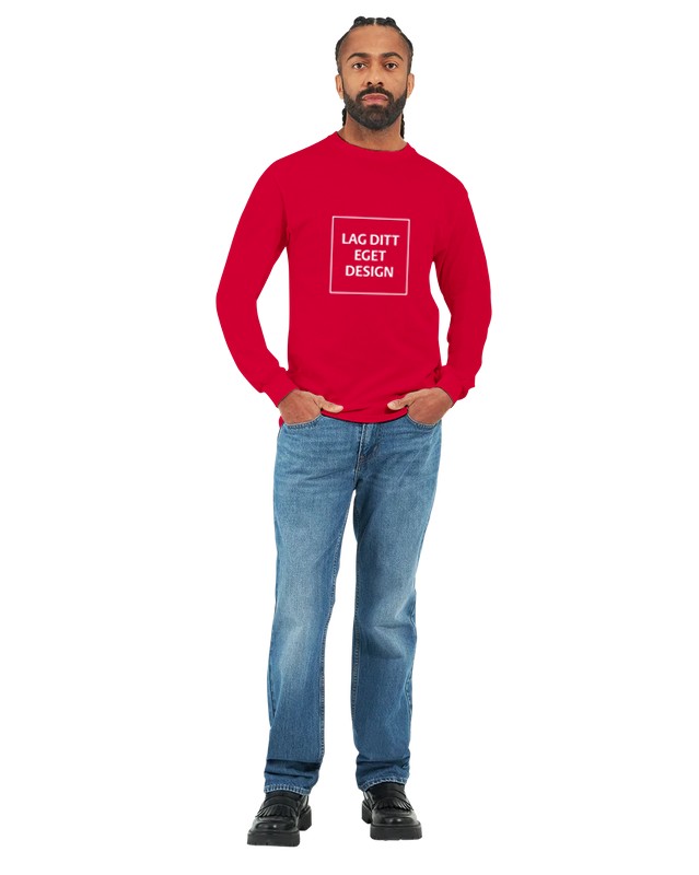 Klassisk Langermet T-skjorte for Eget Trykk – Design din personlige stil