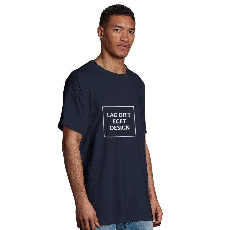 Økologisk Oversized T-shirt til Mænd | Design Din Egen T-shirt med Tryk