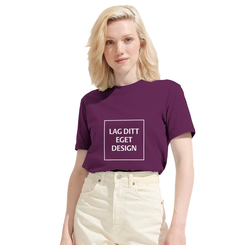 Design Din Egen Økologiske Unisex T-shirt | T-shirt Med Eget Tryk
