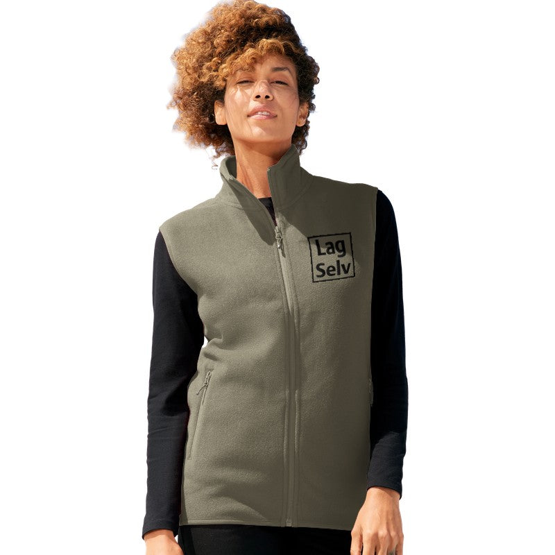 Unisex Microfleece lynlåsvest | Design din egen med broderi