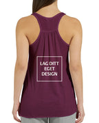 Design din egen Flowy Racerback Tank Top med personligt tryk | Dame singlet