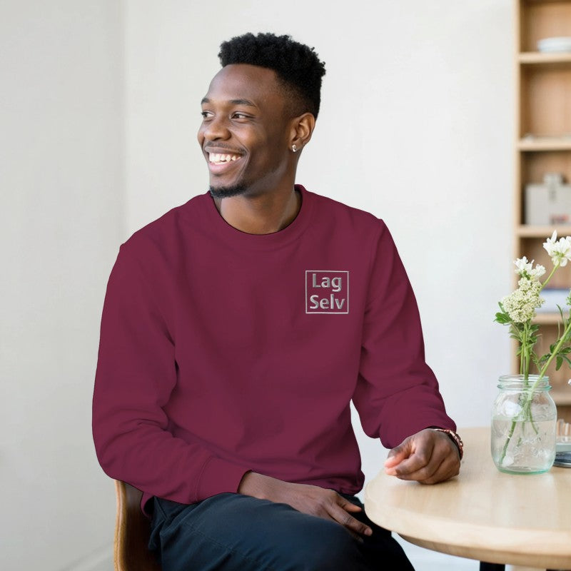 Personlig College Sweatshirt med Broderi | Design Din Egen Sweatshirt