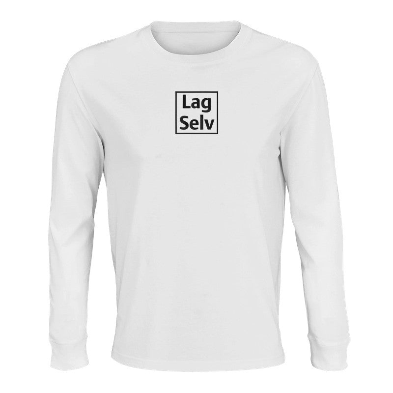Design din egen økologiske langærmede t-shirt med personligt broderi