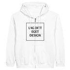 Personlig Lynlåshættetrøje | Design din egen lynlåshættetrøje med eget tryk