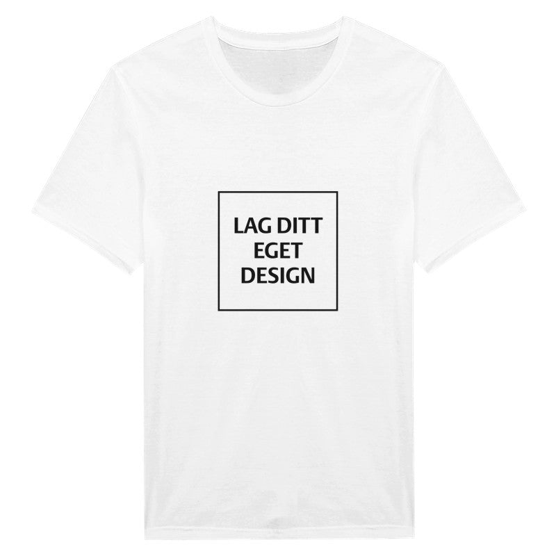 Klassisk Unisex T-skjorte med Rund Hals for Eget Trykk | Design Din Egen T-skjorte