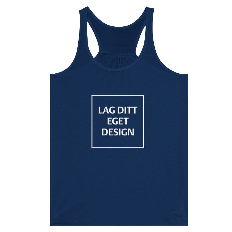 Design din egen Flowy Racerback Tank Top med personligt tryk | Dame singlet