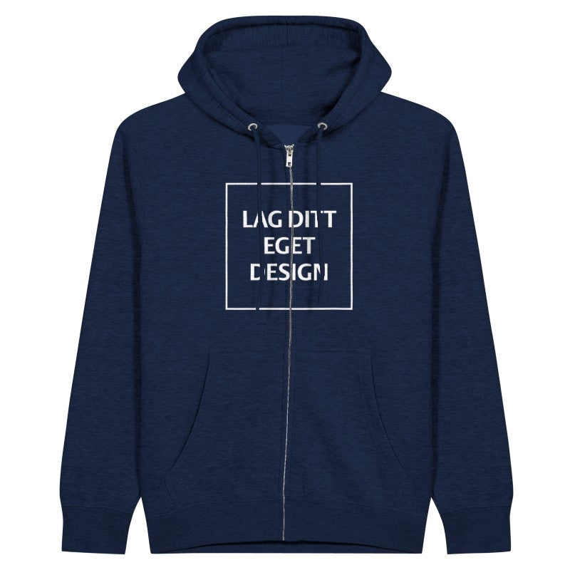 Hættetrøje med eget tryk | Design din personlige zip hoodie | Custom Hoodie Danmark