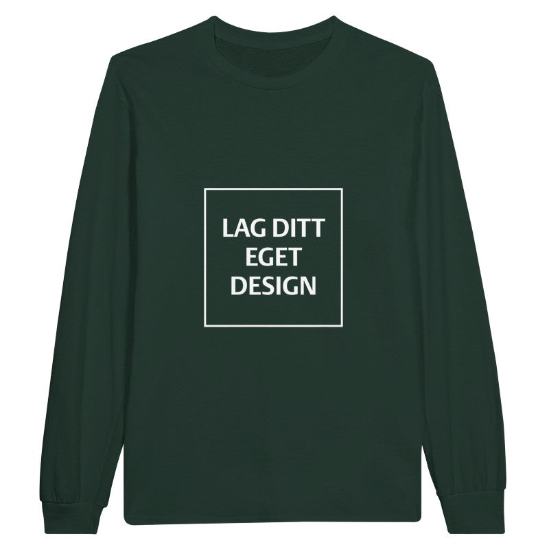 Klassisk Langermet T-skjorte for Eget Trykk – Design din personlige stil