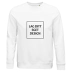 Organisk Unisex Genser med Eget Trykk | Design Din Egen Crewneck Sweatshirt