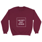 Personlig College Sweater med Eget Tryk | Design Din Unikke Sweater