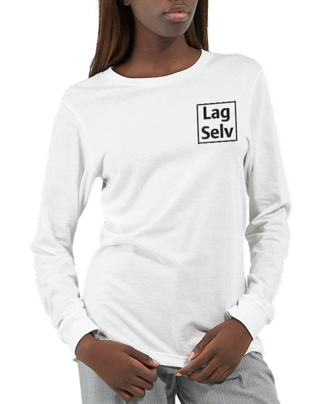 Premium Langærmet T-shirt: Design med Personligt Broderi