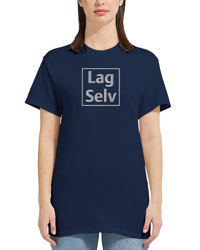 Heavyweight Dame Crewneck T-shirt til Eget Broderi - Design Din Egen