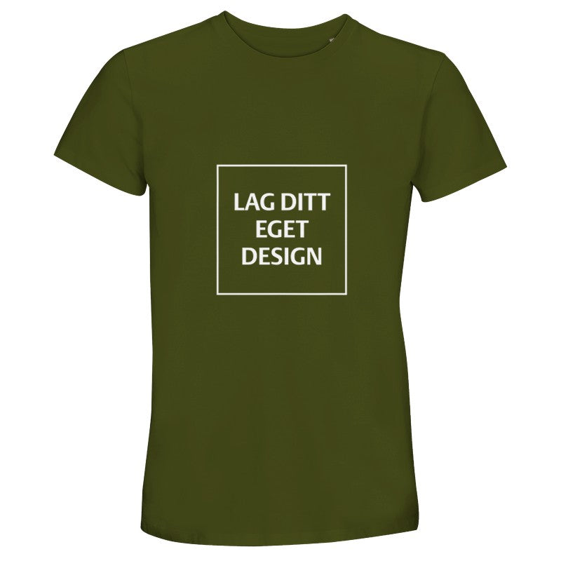 Resirkulert Unisex Crewneck T-skjorte | Design din egen T-skjorte med trykk