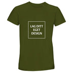 Resirkulert Unisex Crewneck T-skjorte | Design din egen T-skjorte med trykk