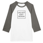 Unisex Raglan T-shirt med 3/4 Ærmer – Skab Dit Unikke Design