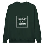 Personlig College Sweater med Eget Tryk | Design Din Logo Sweater