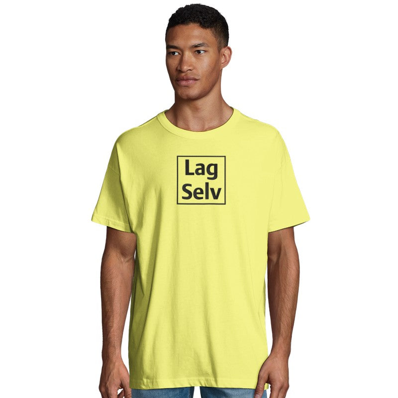 Design din egen oversized t-skjorte for menn | Økologisk bomull med personlig broderi