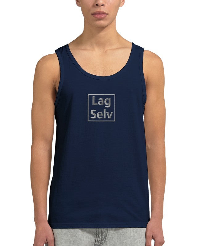 Design din egen Premium Unisex Tank Top med personlig broderi
