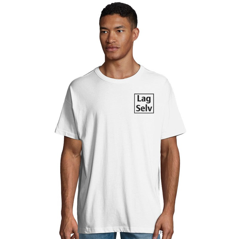 Design din egen oversized t-skjorte for menn | Økologisk bomull med personlig broderi
