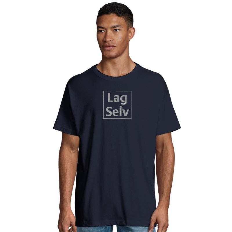 Design din egen oversized T-shirt til mænd | Økologisk bomuld med personligt broderi