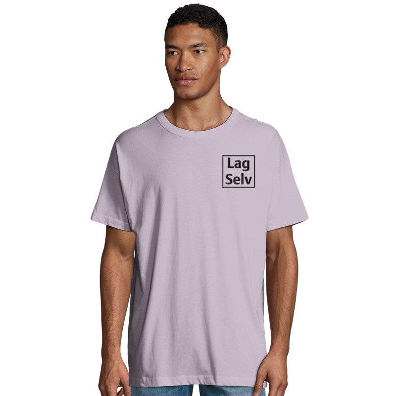 Design din egen oversized T-shirt til mænd | Økologisk bomuld med personligt broderi