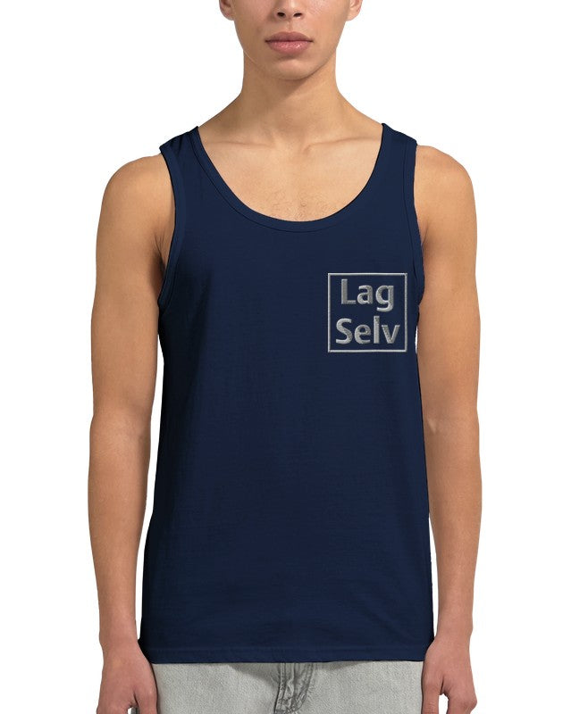 Design din egen Premium Unisex Tank Top med personligt broderi