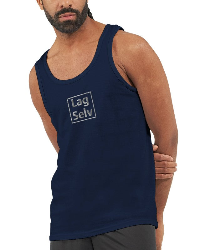 Design din egen Premium Unisex Tank Top med personligt broderi