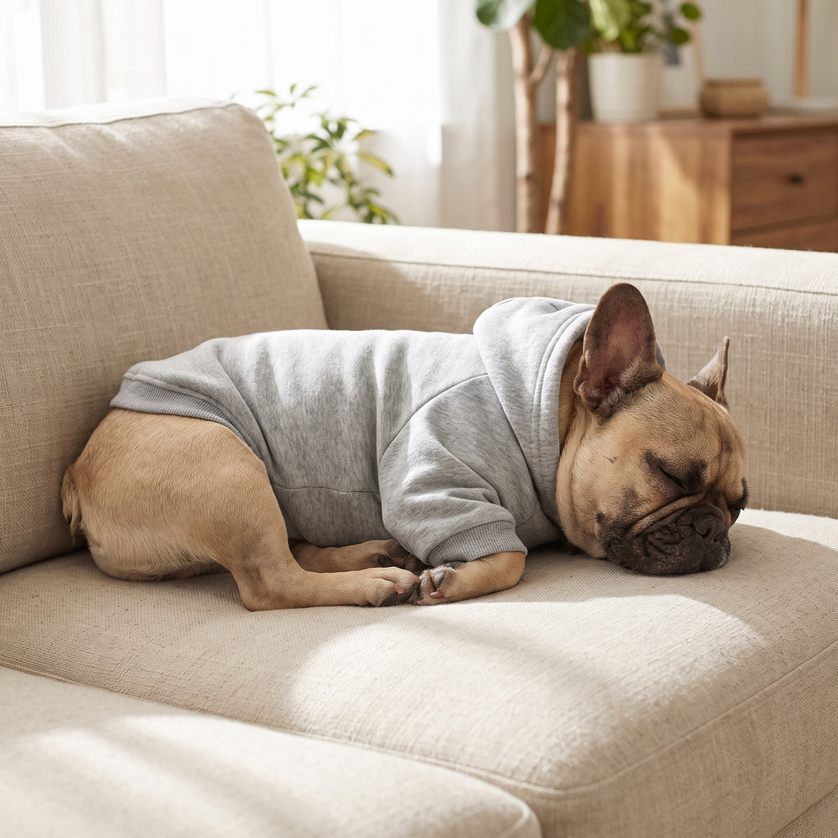Hættetrøje til Hund med Eget Tryk | Fleece Hoodie til Hund
