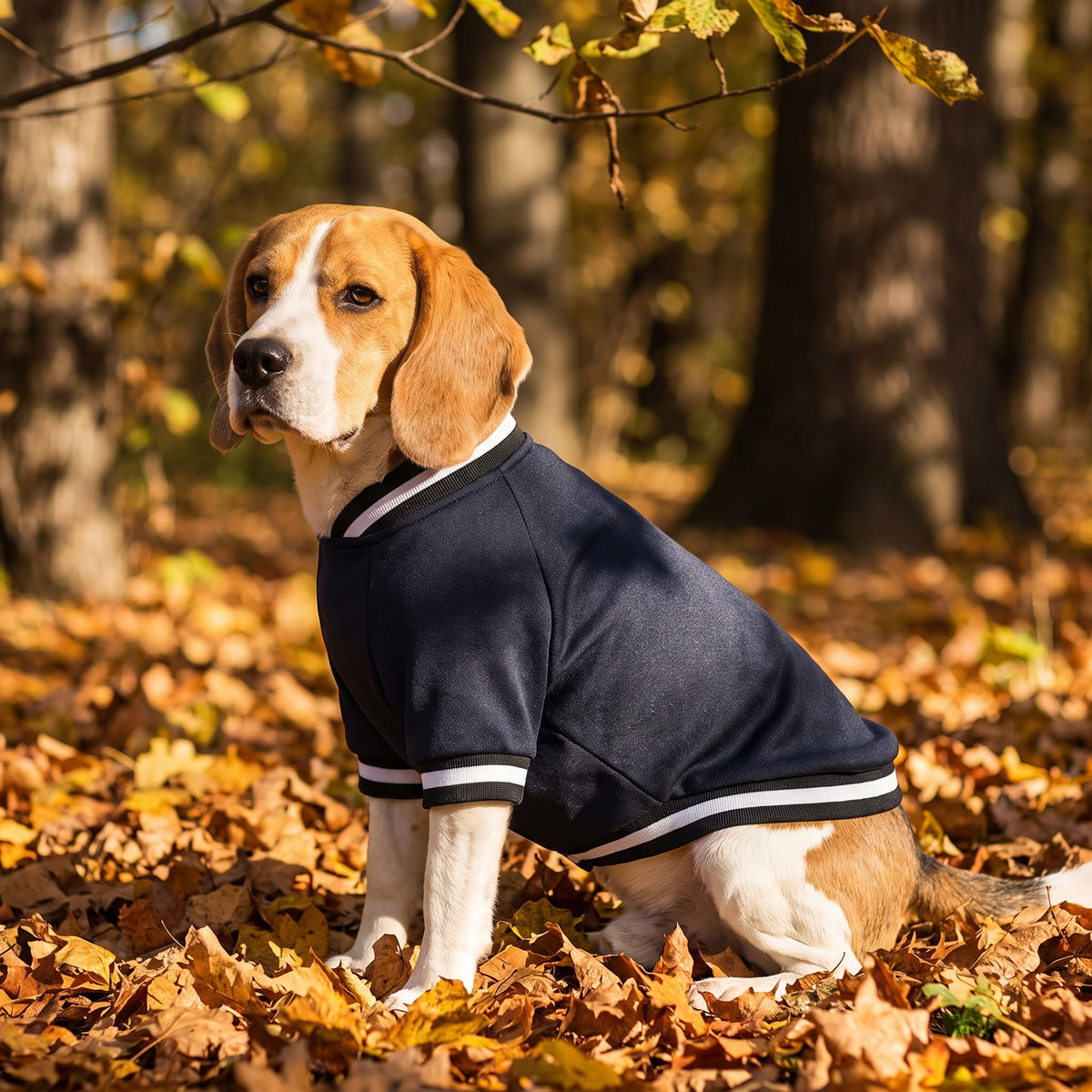 Varsity-jakke til Hund med Eget Tryk | Baseballjakke til Hund